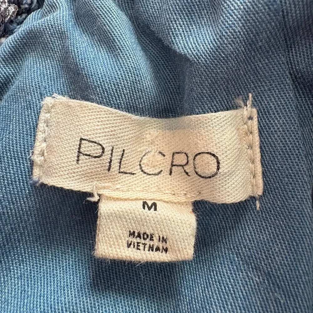 Pilcro by Anthropologie Blue Denim Midi Dress Size Medium - Picture 8 of 9